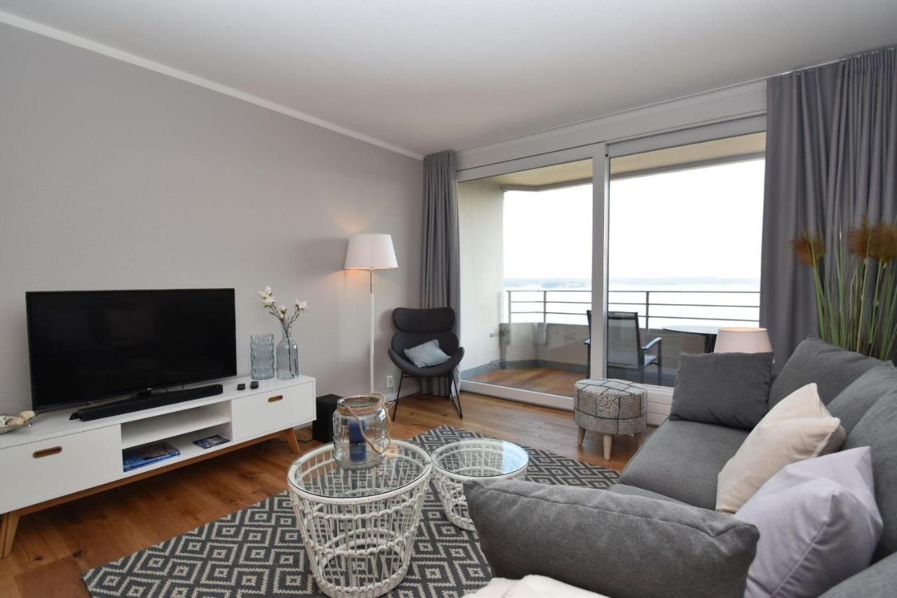Fewo1846 - Intermar Lina K - Luxurioeses Apartment Im 6 Og Mit Balkon Und Meerblick Glücksburg Dış mekan fotoğraf