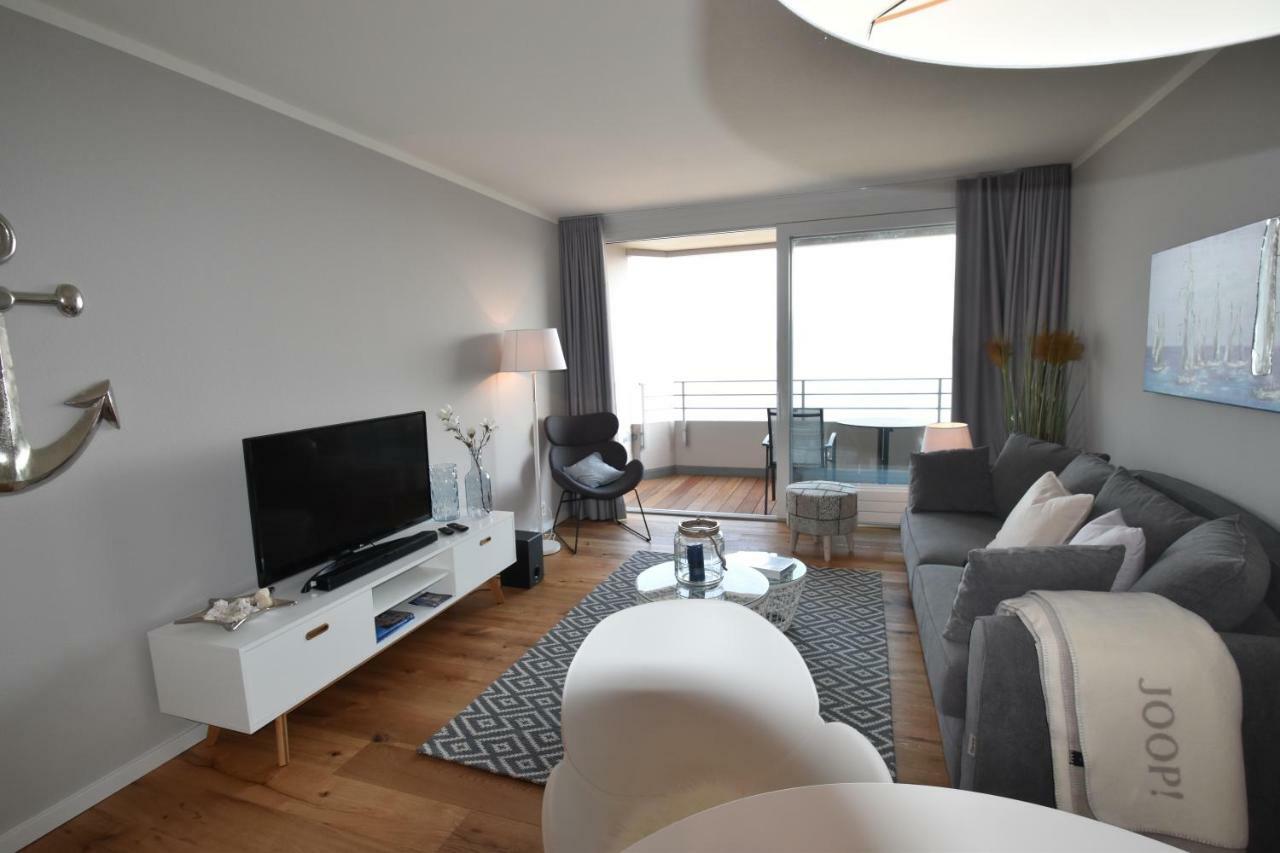 Fewo1846 - Intermar Lina K - Luxurioeses Apartment Im 6 Og Mit Balkon Und Meerblick Glücksburg Dış mekan fotoğraf